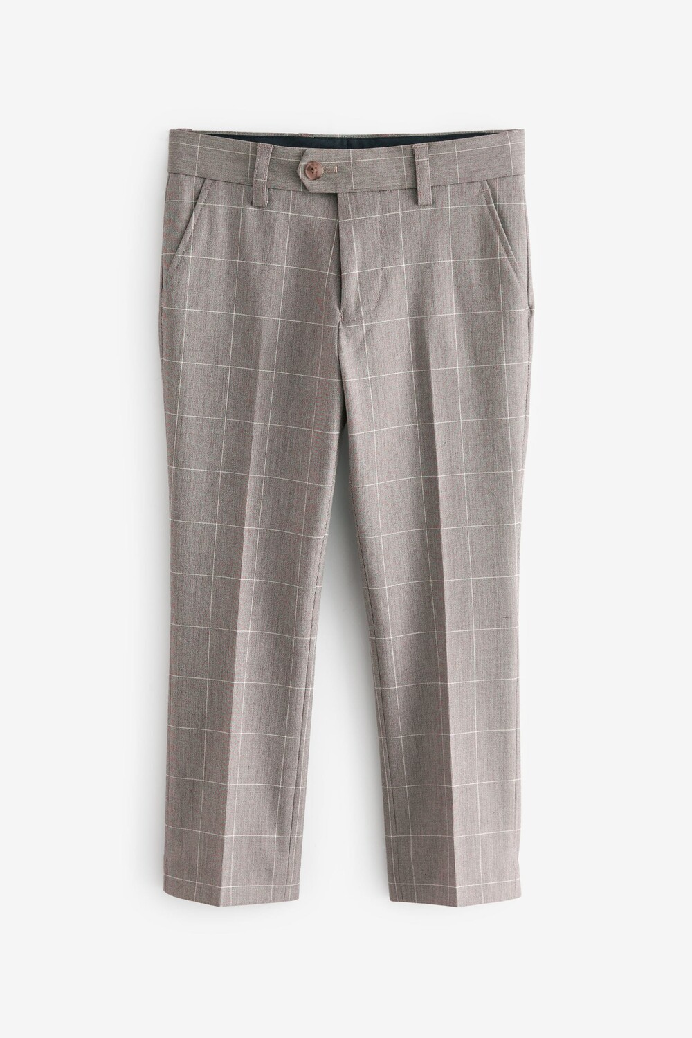 Костюмные брюки в клетку (от 12 до 16 лет) Next, бежевый
Костюмные брюки в клетку (от 12 до 16 лет) Next, бежевый