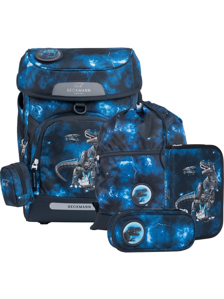 BECKMANN Набор школьных рюкзаков Plus Air, 6 предметов, Tech Rex, синий
BECKMANN Набор школьных рюкзаков Plus Air, 6 предметов, Tech Rex, синий