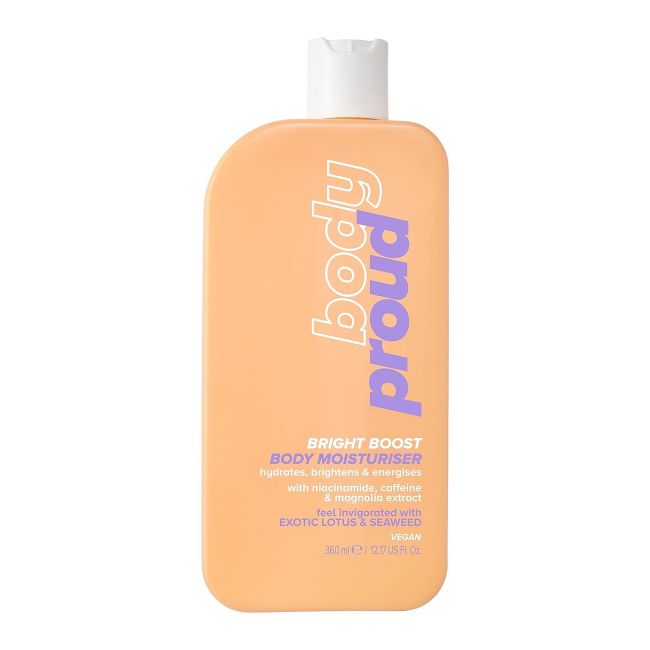 Увлажняющий крем для тела Bright Boost Body Proud, 360 мл
Увлажняющий крем для тела Bright Boost Body Proud, 360 мл