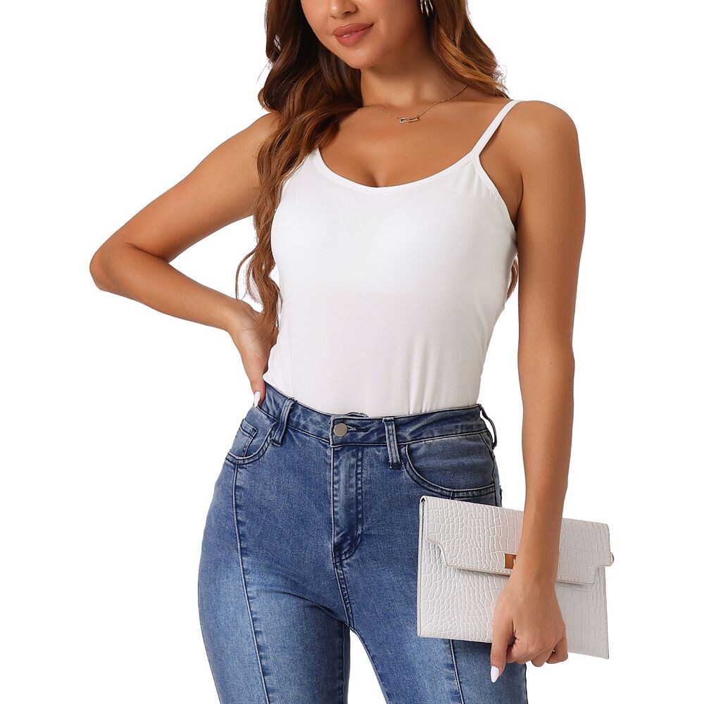 Женские пижамные майки со встроенным бюстгальтером и регулируемым бретельком на тонких бретельках Cheibear, белый
Женские пижамные майки со встроенным бюстгальтером и регулируемым бретельком на тонких бретельках Cheibear, белый