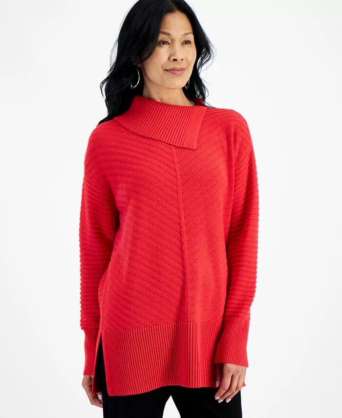 Женская туника-свитер с воротником-конвертом Style & Co, коричневый/бежевый
Женская туника-свитер с воротником-конвертом Style & Co, коричневый/бежевый