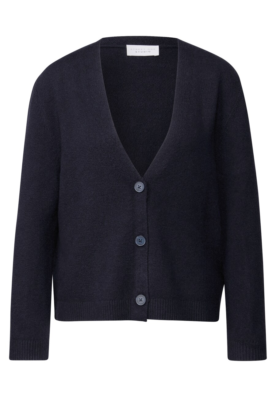 Вязаный кардиган STREET ONE, темно-синий
Вязаный кардиган STREET ONE, темно-синий
