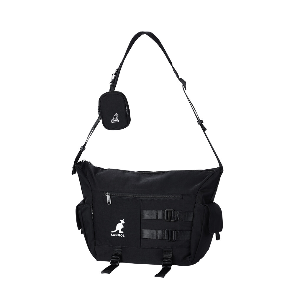 Сумка через плечо унисекс KANGOL, Черный 
Сумка через плечо унисекс KANGOL, Черный