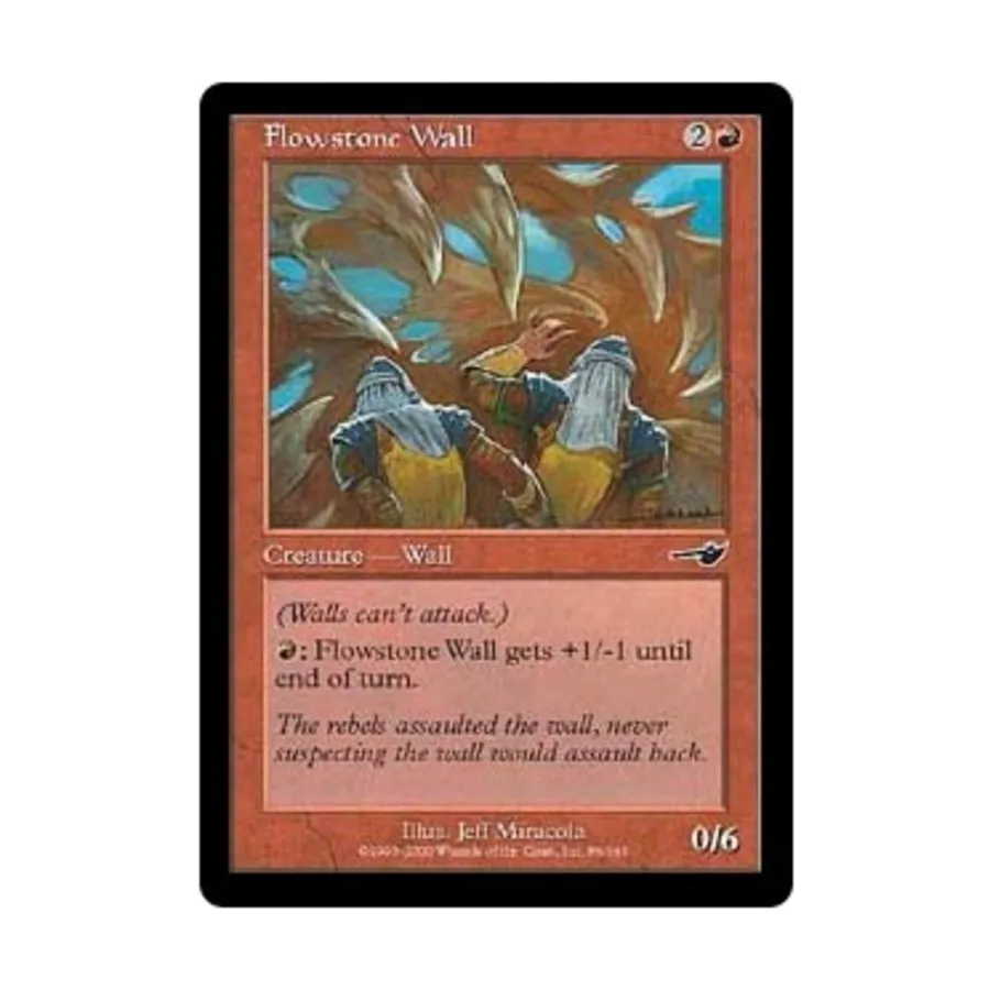 CCG Стена из Flowstone (C) (Фольга), MTG - Nemesis
CCG Стена из Flowstone (C) (Фольга), MTG - Nemesis