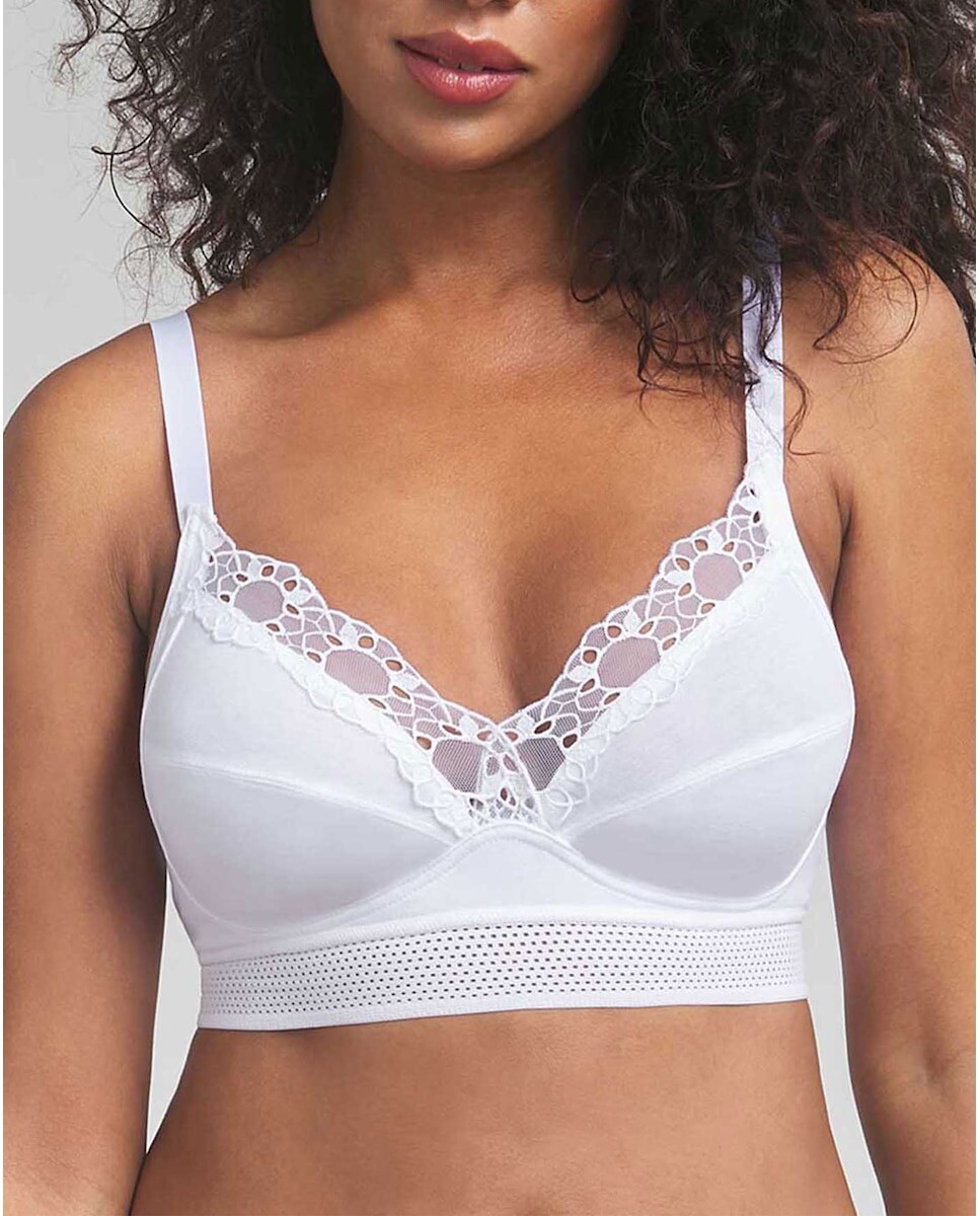 Классический поддерживающий бюстгальтер без косточек с кружевом Playtex, белый
Классический поддерживающий бюстгальтер без косточек с кружевом Playtex, белый