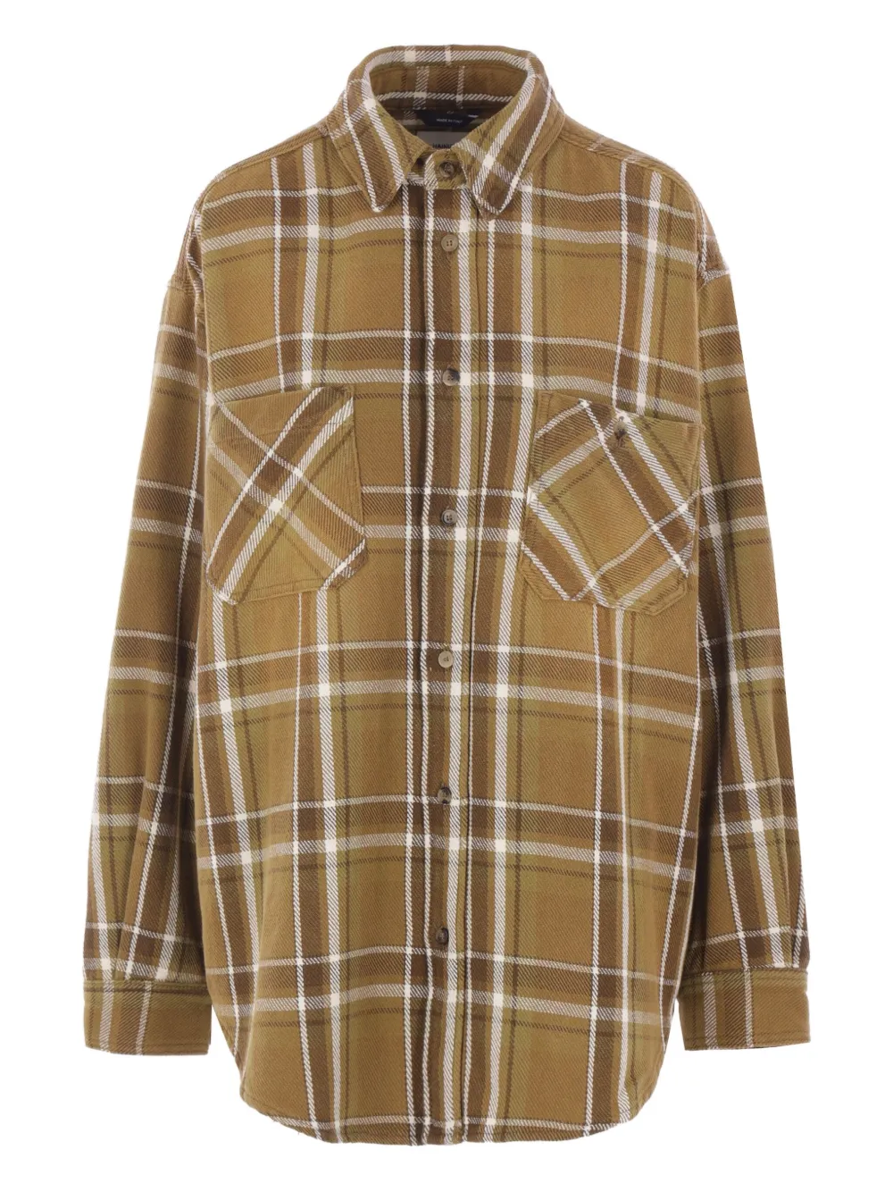 Рубашка из хлопка в клетку Haikure, зеленый
Рубашка из хлопка в клетку Haikure, зеленый