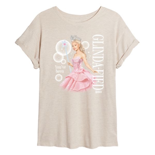 Детская хулиганская футболка с принтом "Ты стала Глинда" оверсайз Licensed Character, белый
Детская хулиганская футболка с принтом "Ты стала Глинда" оверсайз Licensed Character, белый