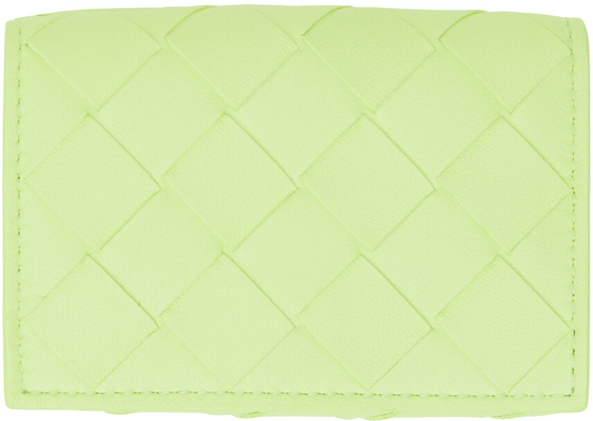 Зеленый кошелек Intrecciato Bottega Veneta
Зеленый кошелек Intrecciato Bottega Veneta