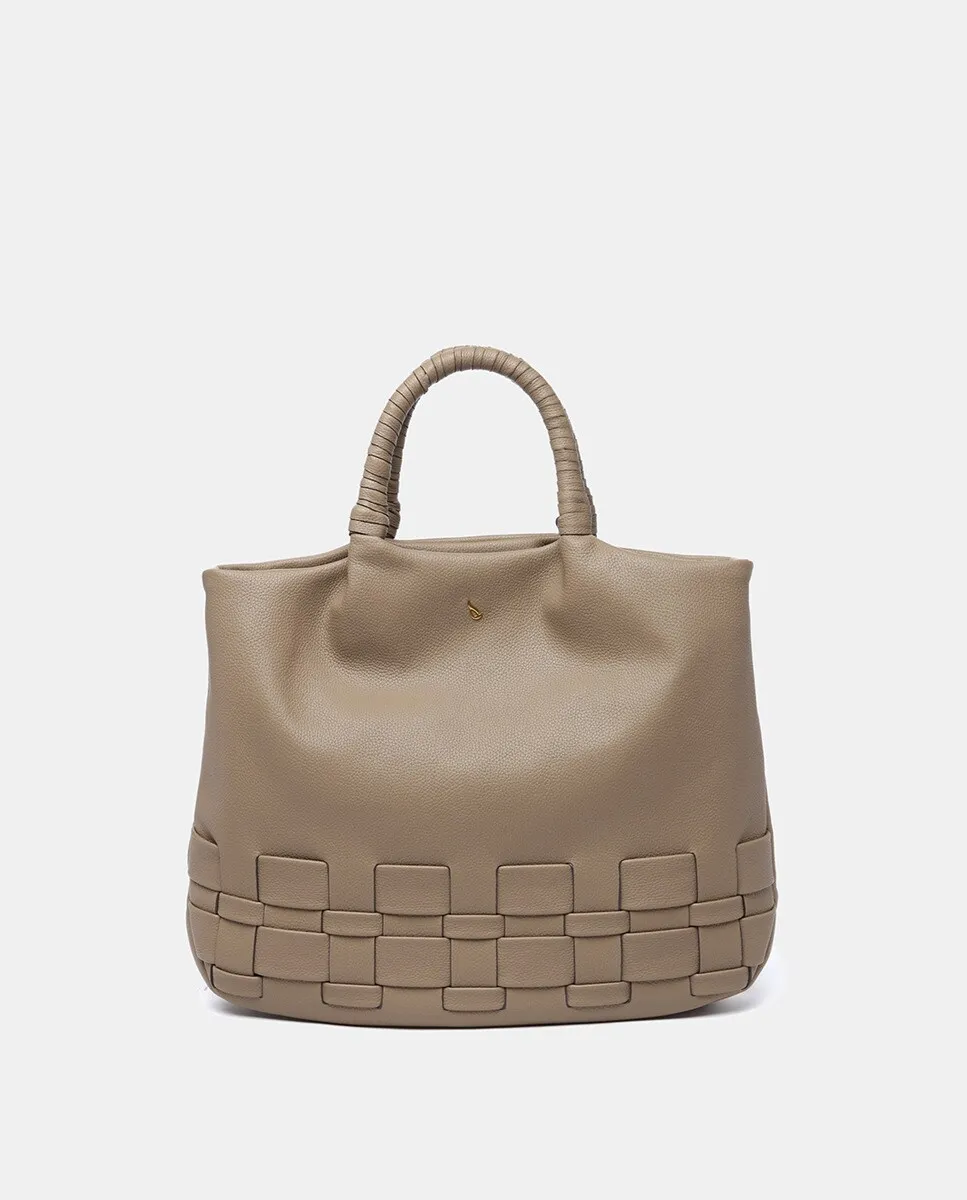 Сумка-шоппер из серо-коричневой плетеной ткани из переработанных материалов Abbacino, цвет Topo, Коричневый, Сумка-шоппер из серо-коричневой плетеной ткани из переработанных материалов Abbacino, цвет Topo
Сумка-шоппер из серо-коричневой плетеной ткани из переработанных материалов Abbacino, цвет Topo, Коричневый, Сумка-шоппер из серо-коричневой плетеной ткани из переработанных материалов Abbacino, цвет Topo