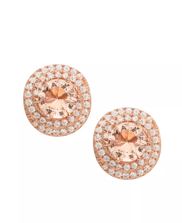 Серьги-Гвоздики с имитацией морганита, покрытые розовым золотом, в форме любовного узла Macy'S, pink
Серьги-Гвоздики с имитацией морганита, покрытые розовым золотом, в форме любовного узла Macy'S, pink