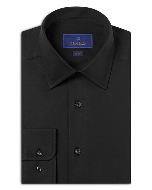 Классическая рубашка из супертонкого твила с отделкой David Donahue, цвет Black
Классическая рубашка из супертонкого твила с отделкой David Donahue, цвет Black