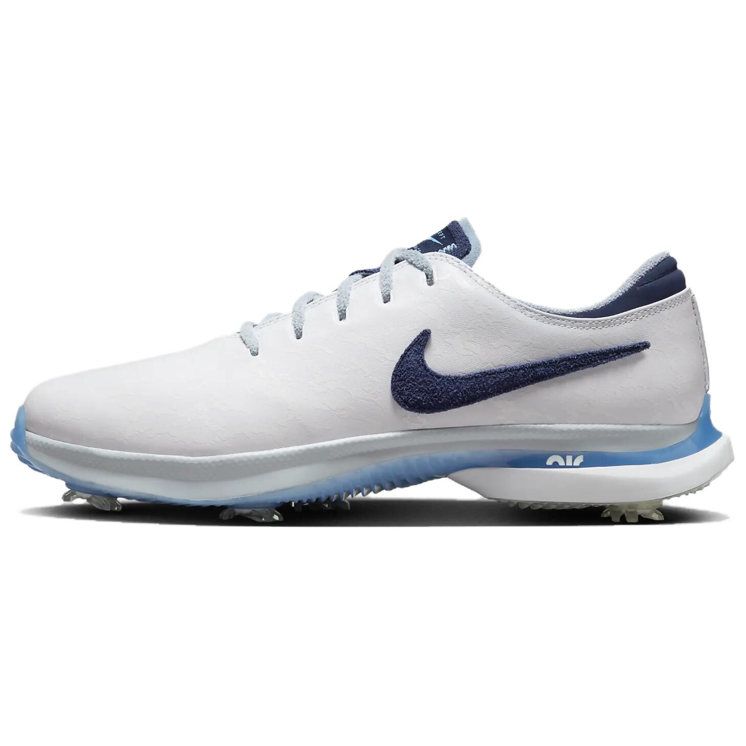 Кроссовки для гольфа Air Zoom Victory, унисекс, низкие, белые/синий Aquarius/светло-голубой Military/полночный темно-синий Nike
Кроссовки для гольфа Air Zoom Victory, унисекс, низкие, белые/синий Aquarius/светло-голубой Military/полночный темно-синий Nike