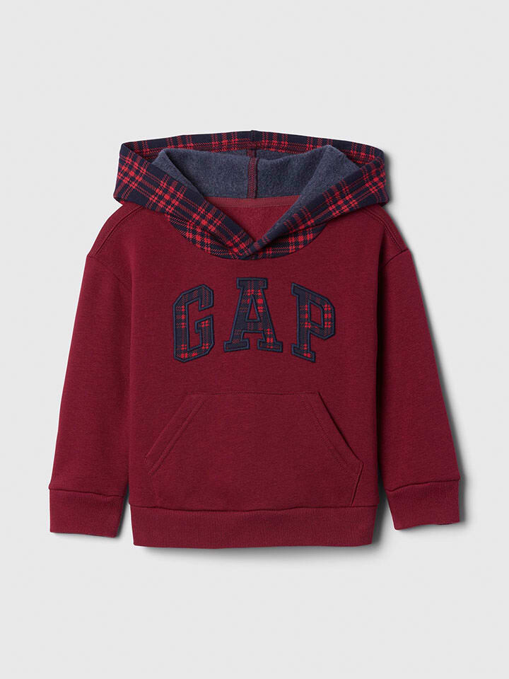 Пуловер с капюшоном GAP Hoodie, бордо 
Пуловер с капюшоном GAP Hoodie, бордо