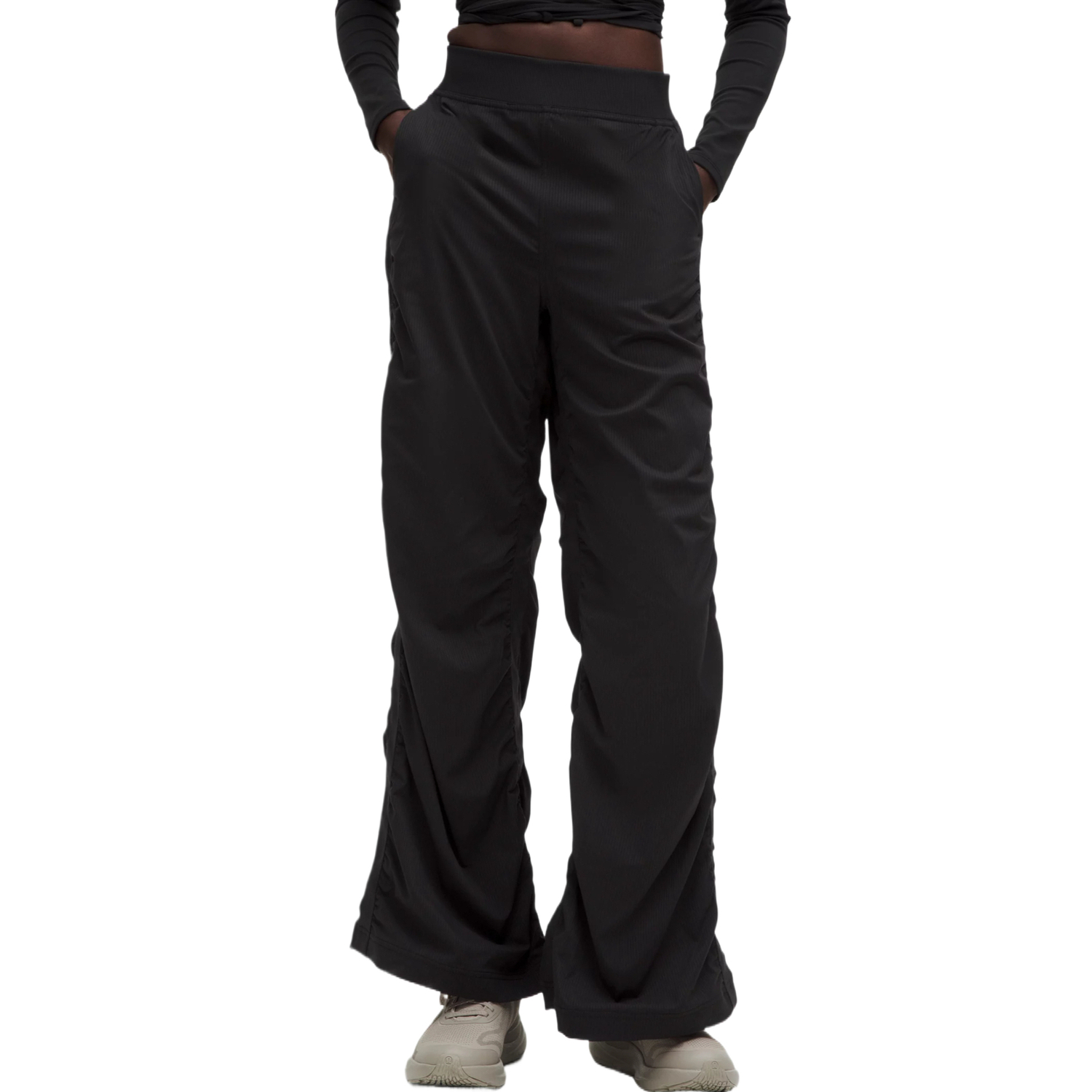 Широкие брюки Luxtreme с завышенной талией и сборками Lululemon, черный
Широкие брюки Luxtreme с завышенной талией и сборками Lululemon, черный