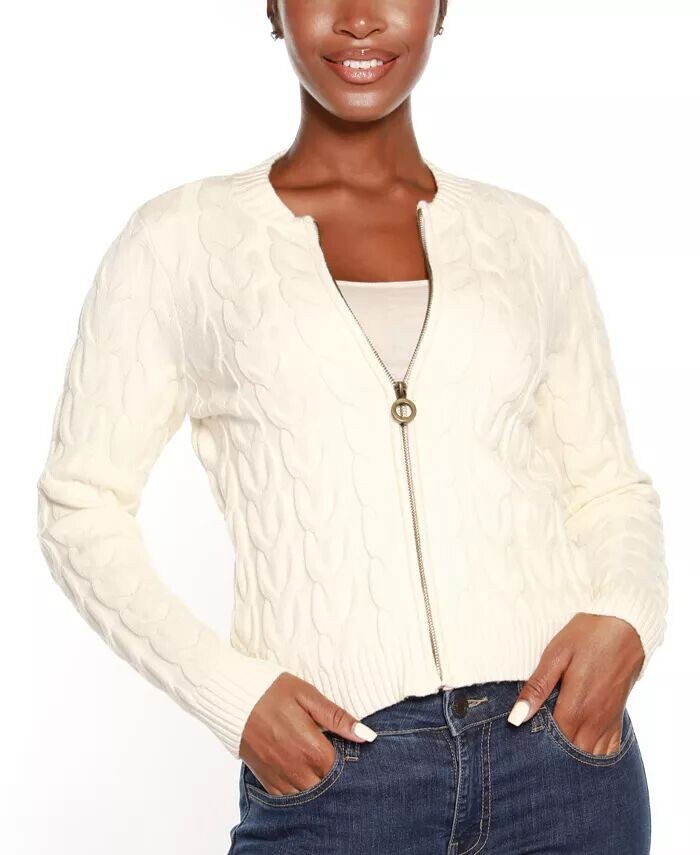 Женский вязаный свитер на молнии Black Label Belldini, бежевый
Женский вязаный свитер на молнии Black Label Belldini, бежевый