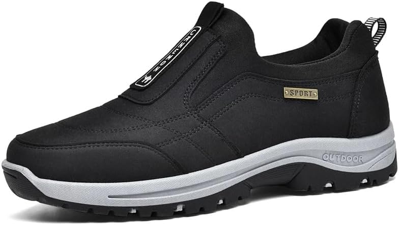 Мужские слипоны для ходьбы, легкие и комфортные дышащие лоферы, нескользящие туристические туфли Canemon, черный
Мужские слипоны для ходьбы, легкие и комфортные дышащие лоферы, нескользящие туристические туфли Canemon, черный