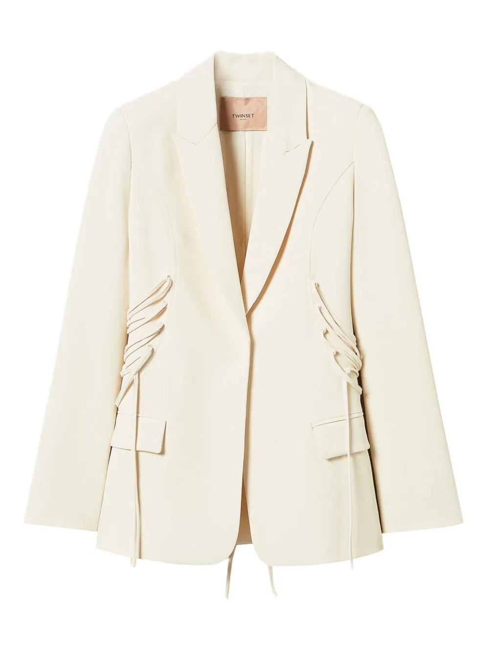 Блейзер на пуговицах со шнуровкой TWINSET, нейтральный
Блейзер на пуговицах со шнуровкой TWINSET, нейтральный