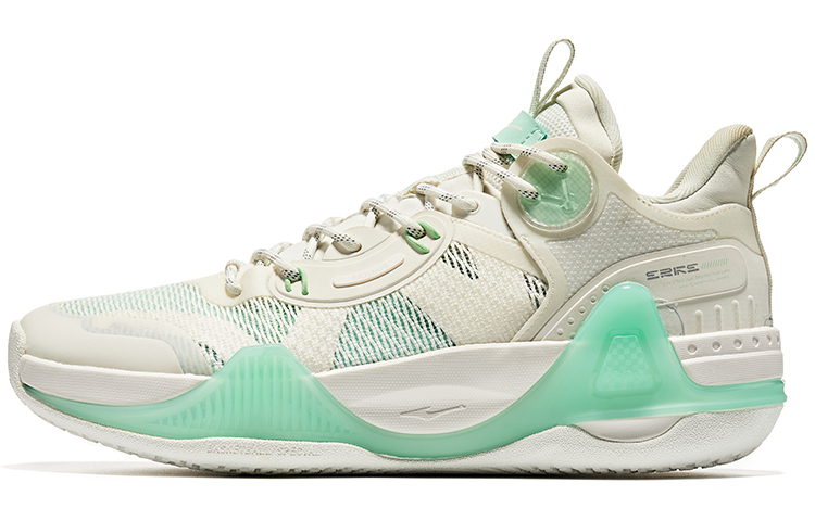 Амортизирующие противоскользящие и износостойкие низкие баскетбольные кроссовки мужские бело-зеленые Erke, микрокристаллический белый нефритовый зеленый 
Амортизирующие противоскользящие и износостойкие низкие баскетбольные кроссовки мужские бело-зеленые Erke, микрокристаллический белый нефритовый зеленый