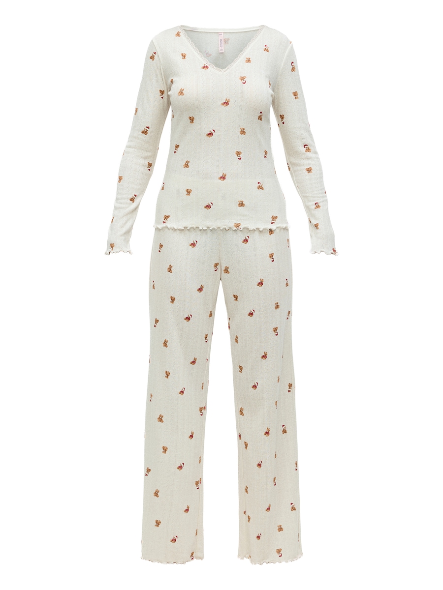 Пижама Hunkemöller, кремовый
Пижама Hunkemöller, кремовый