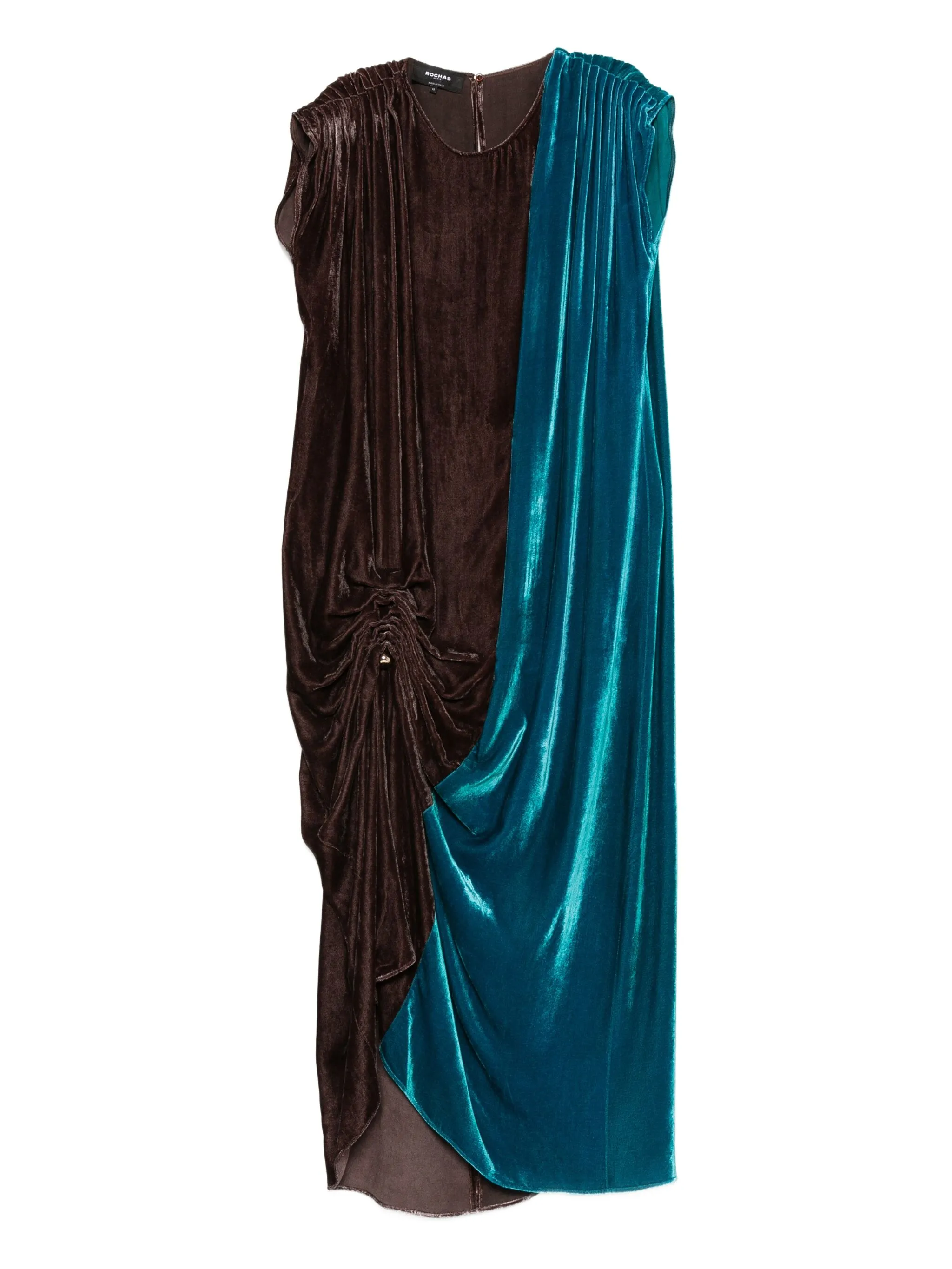 Драпированное платье макси со сборками Rochas, синий
Драпированное платье макси со сборками Rochas, синий