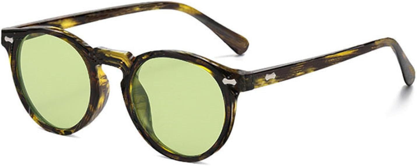 Ретро круглые солнцезащитные очки для женщин, модные, с заклепками, защита от УФ-излучения UV400, для мужчин, панк, темно-зеленые солнцезащитные очки VVTWSSW, Green Stripe Green
Ретро круглые солнцезащитные очки для женщин, модные, с заклепками, защита от УФ-излучения UV400, для мужчин, панк, темно-зеленые солнцезащитные очки VVTWSSW, Green Stripe Green