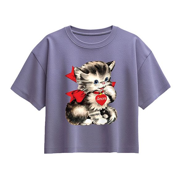 Футболка Amore Valentine's Kitten для девочек 7-16 лет Licensed Character, Periwinkle
Футболка Amore Valentine's Kitten для девочек 7-16 лет Licensed Character, Periwinkle