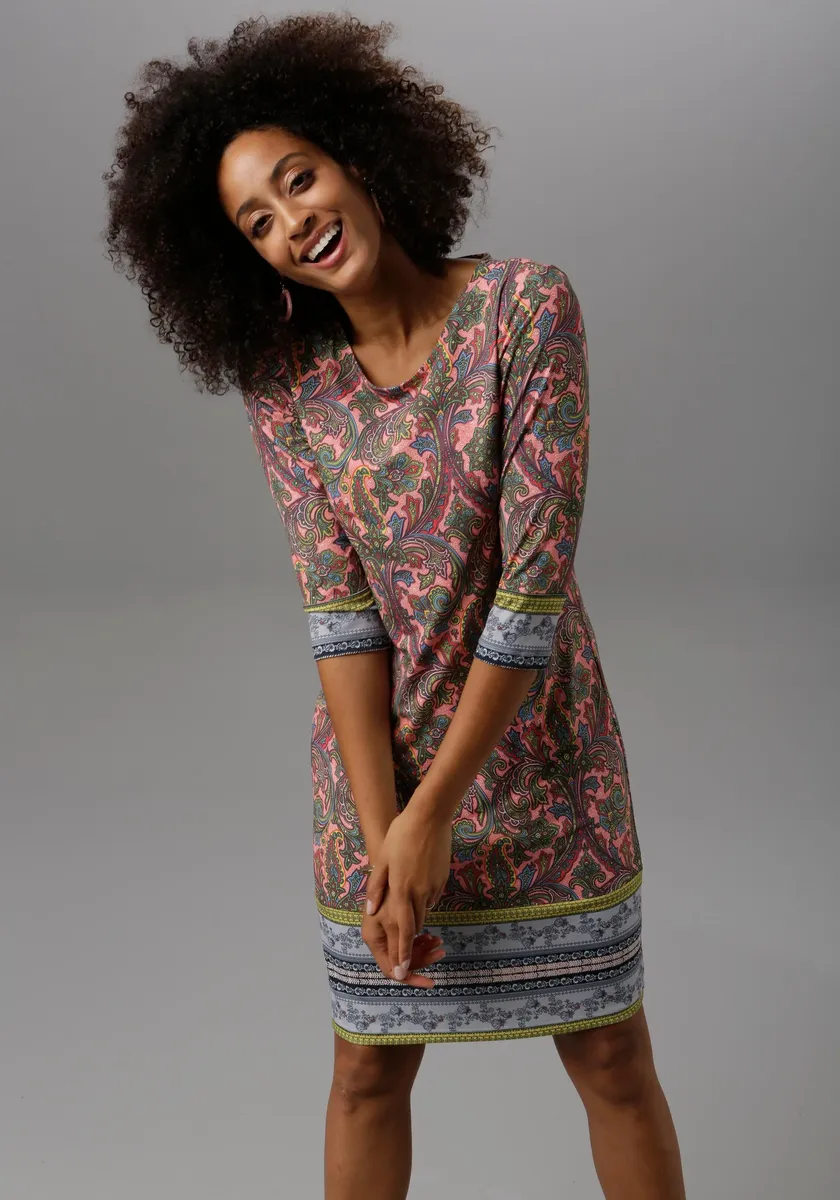 Трикотажное платье Aniston SELECTED с ярким узором, цвет Bunt-Gemustert
Трикотажное платье Aniston SELECTED с ярким узором, цвет Bunt-Gemustert