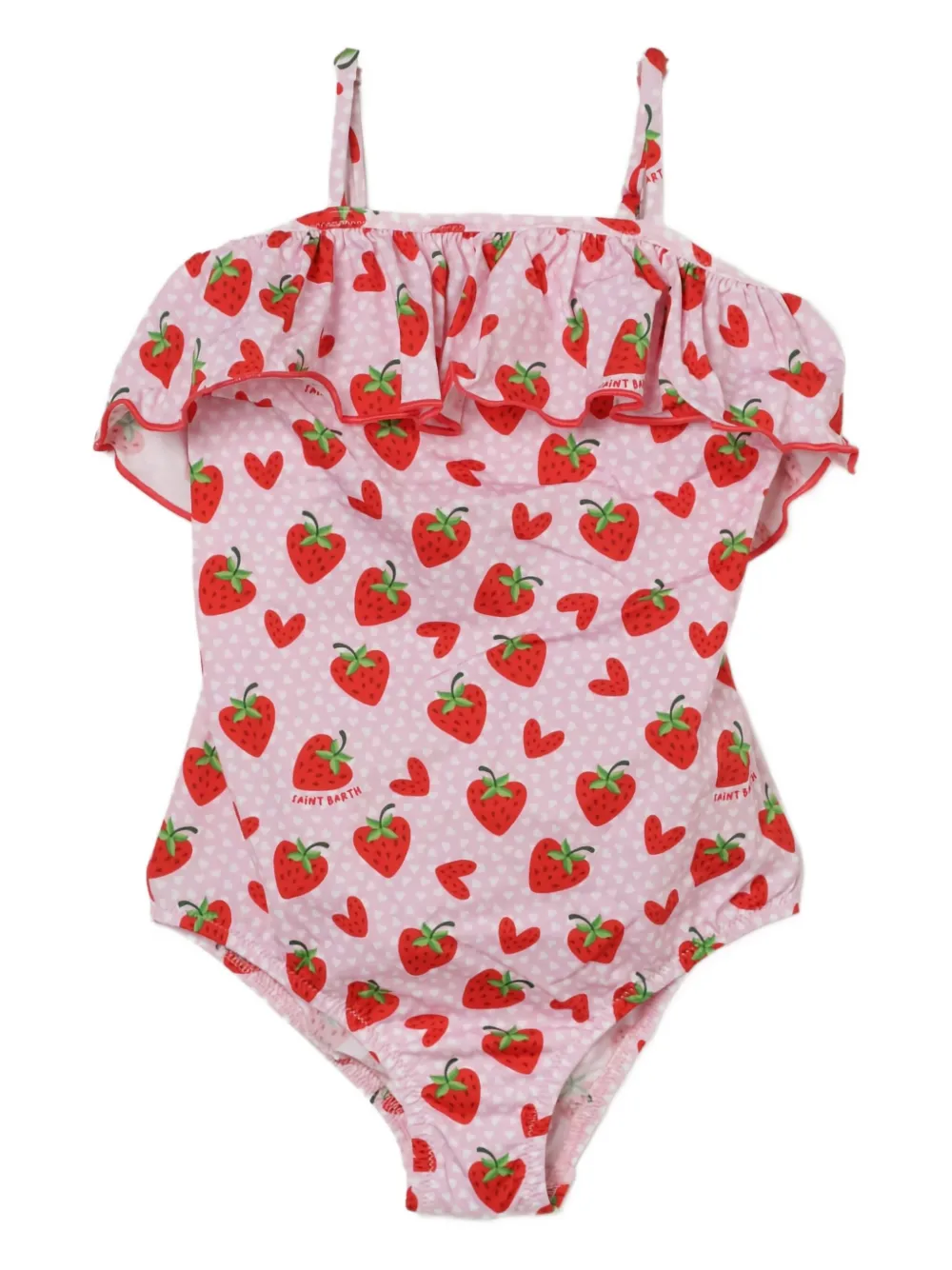 Купальник с оборками и клубничным принтом Mc2 Saint Barth Kids, розовый
Купальник с оборками и клубничным принтом Mc2 Saint Barth Kids, розовый