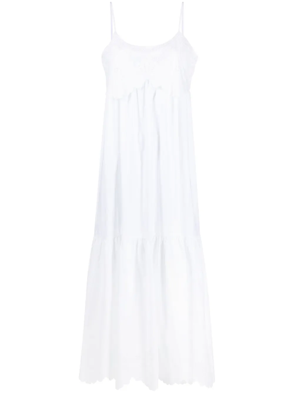 Платье-трапеция с ярусной юбкой Twinset, белый
Платье-трапеция с ярусной юбкой Twinset, белый