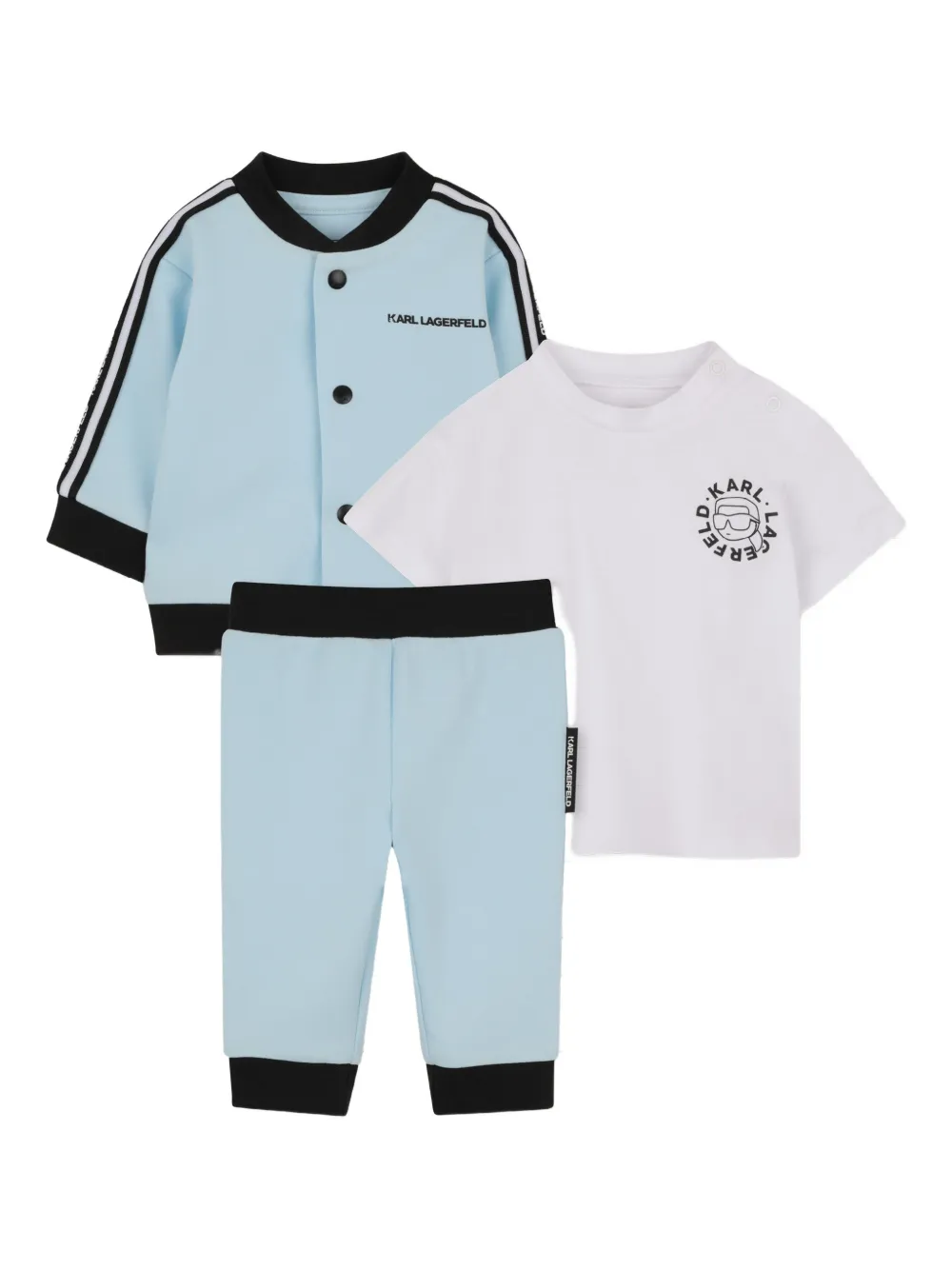 Спортивный костюм с логотипом Karl Lagerfeld Kids, синий
Спортивный костюм с логотипом Karl Lagerfeld Kids, синий