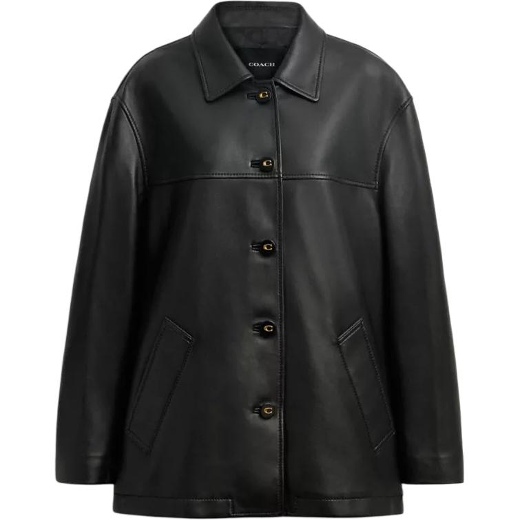 Кожаная куртка женская COACH, черный
Кожаная куртка женская COACH, черный