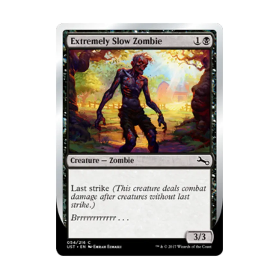 CCG Чрезвычайно медленный зомби — Лето (С), MTG - Unstable
CCG Чрезвычайно медленный зомби — Лето (С), MTG - Unstable