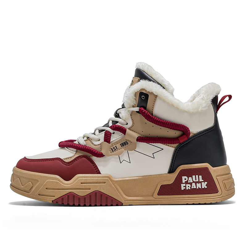 PAUL FRANK Высокие скейтерские кроссовки унисекс бордовые (с флисовой подкладкой), цвет Burgundy (Fleece-Lined)
PAUL FRANK Высокие скейтерские кроссовки унисекс бордовые (с флисовой подкладкой), цвет Burgundy (Fleece-Lined)