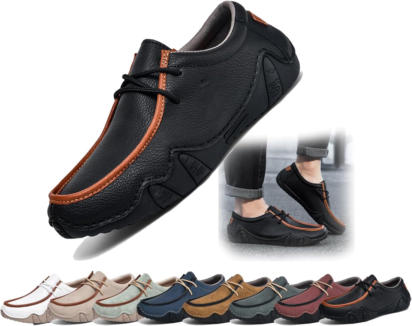 Мужские кожаные лоферы без застежек Generic, C
Мужские кожаные лоферы без застежек Generic, C