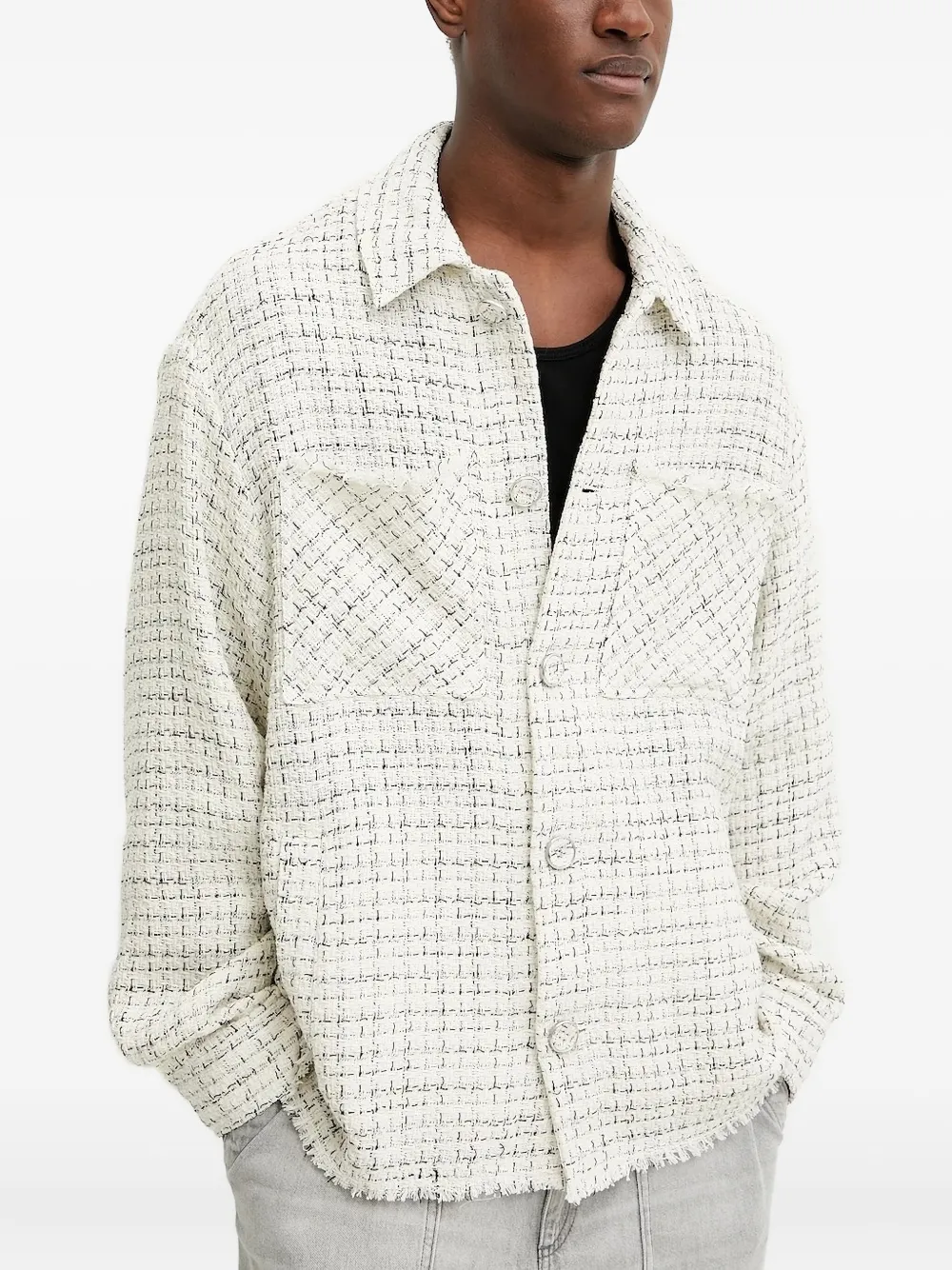 Пиджак-рубашка из твида с бахромой по краям IRO, нейтральный, Серебристый, Пиджак-рубашка из твида с бахромой по краям IRO, нейтральный
Пиджак-рубашка из твида с бахромой по краям IRO, нейтральный, Серебристый, Пиджак-рубашка из твида с бахромой по краям IRO, нейтральный