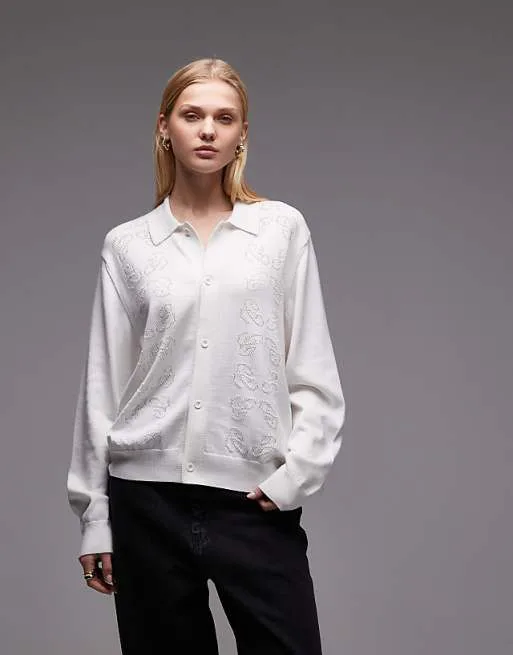 Белый кардиган с печаткой Carhartt WIP
Белый кардиган с печаткой Carhartt WIP