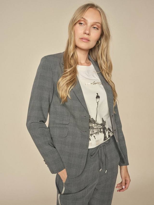 Блейк кими приталенный блейзер MOS MOSH, цвет Sharkskin
Блейк кими приталенный блейзер MOS MOSH, цвет Sharkskin