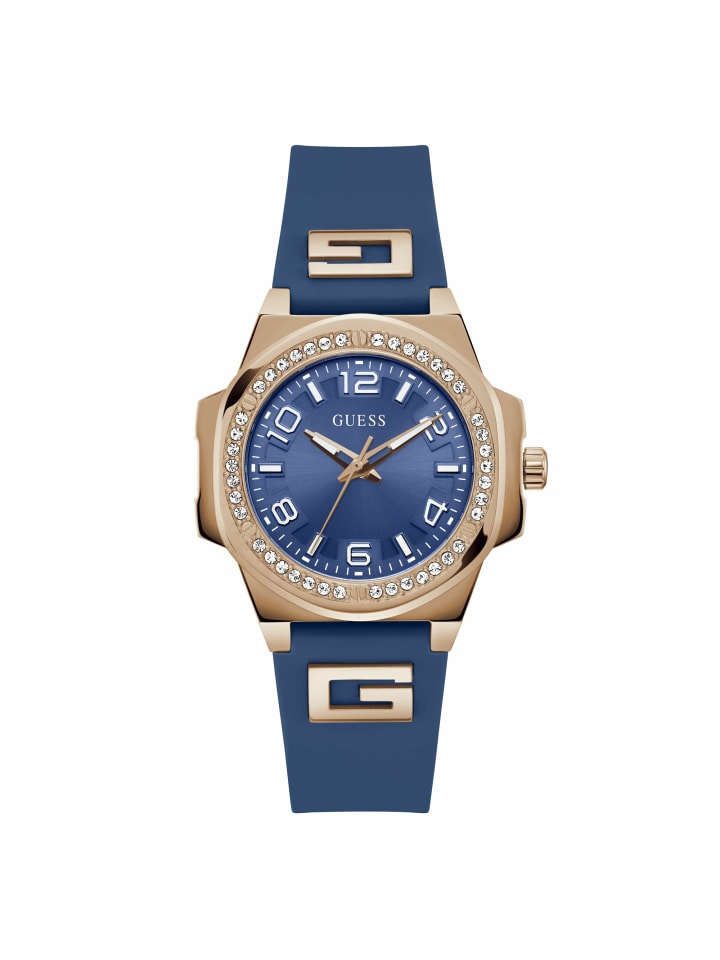 Guess Аналоговые женские часы синего цвета
Guess Аналоговые женские часы синего цвета