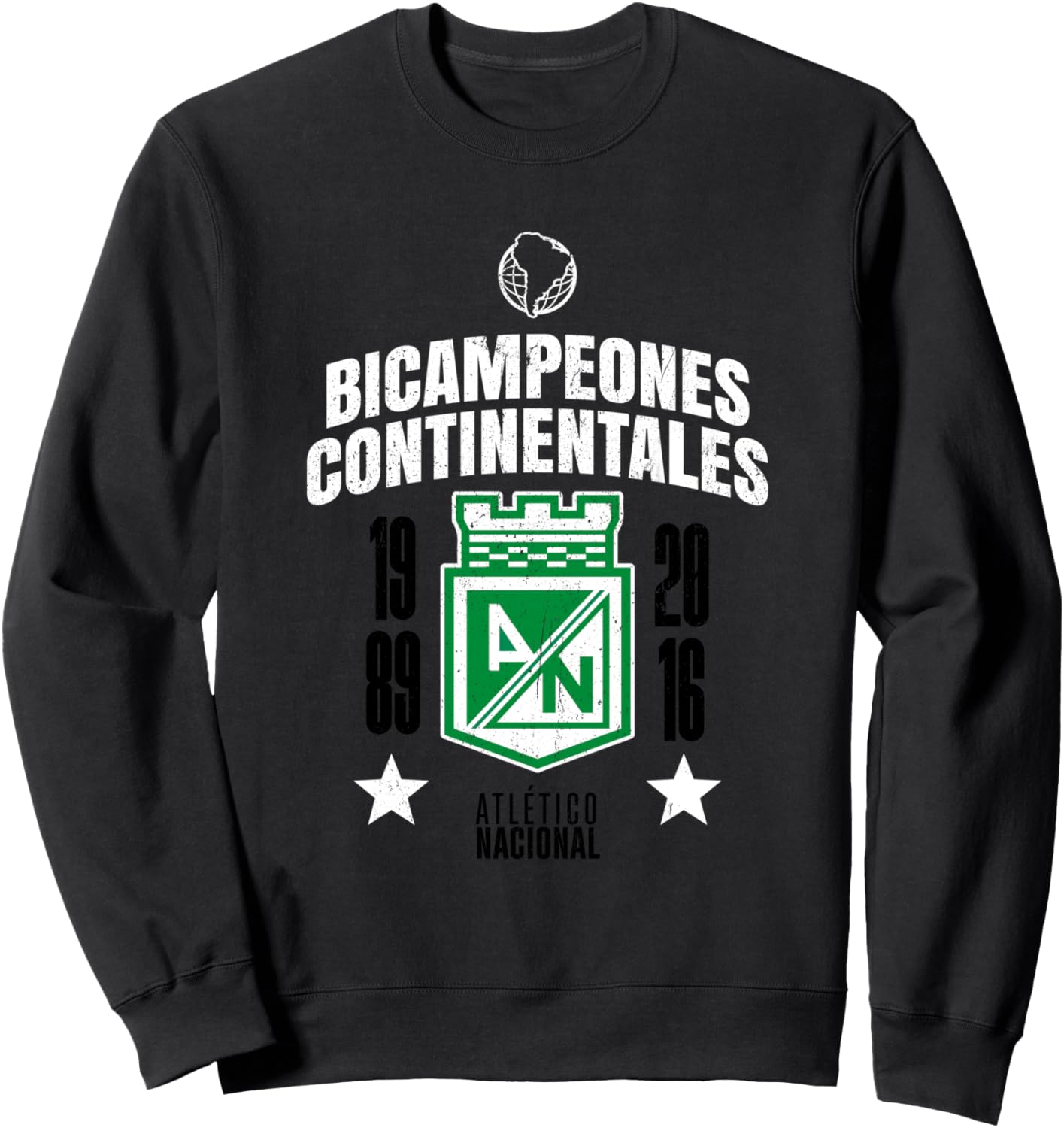 Толстовка из ограниченной коллекции Atletico Nacional de Medellin Bicampeon National Atletico, черный
Толстовка из ограниченной коллекции Atletico Nacional de Medellin Bicampeon National Atletico, черный