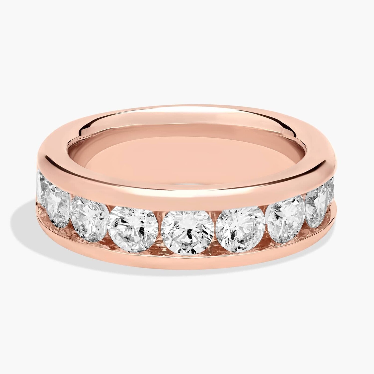 Кольцо с выращенными в лаборатории бриллиантами в канальной оправе из 14-каратного розового золота (2 карата, два карата - FG / VS2-SI1) Blue Nile
Кольцо с выращенными в лаборатории бриллиантами в канальной оправе из 14-каратного розового золота (2 карата, два карата - FG / VS2-SI1) Blue Nile