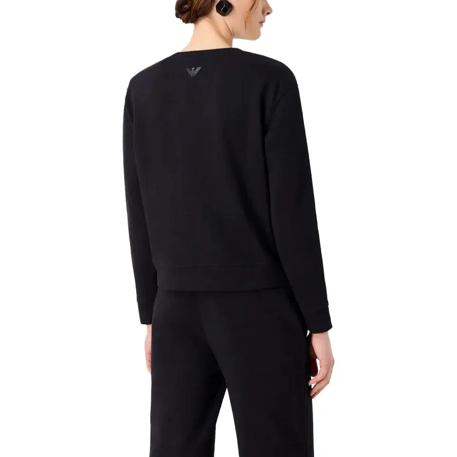 Свитшот из хлопка с логотипом EMPORIO ARMANI, черный
Свитшот из хлопка с логотипом EMPORIO ARMANI, черный