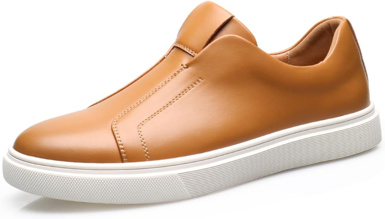 Мужские слипоны Santimon, плоская подошва EVA, круглый носок, повседневные и офисные деловые туфли для мужчин, Tan
Мужские слипоны Santimon, плоская подошва EVA, круглый носок, повседневные и офисные деловые туфли для мужчин, Tan