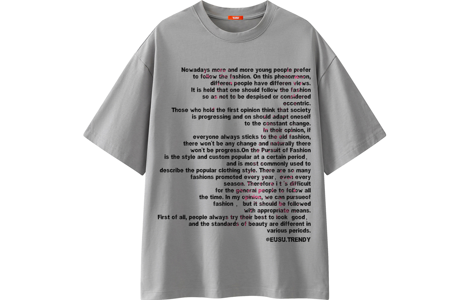 Футболка унисекс EUSU, светло-серый
Футболка унисекс EUSU, светло-серый