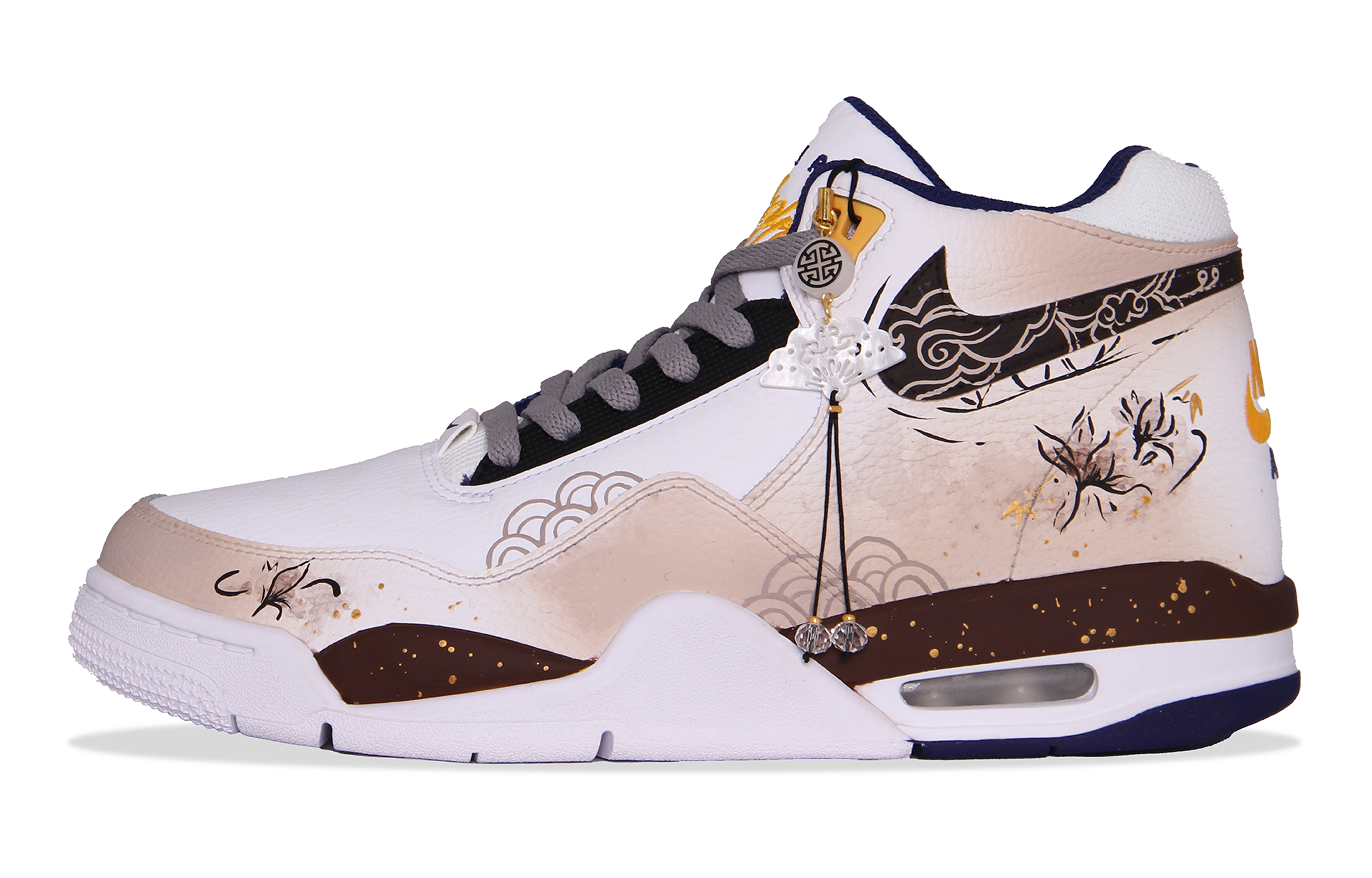 Nike Баскетбольные кроссовки Flight Legacy с противоскользящей подошвой, износостойкие, винтажные, среднего размера, белые, коричневые, золотистые
Nike Баскетбольные кроссовки Flight Legacy с противоскользящей подошвой, износостойкие, винтажные, среднего размера, белые, коричневые, золотистые