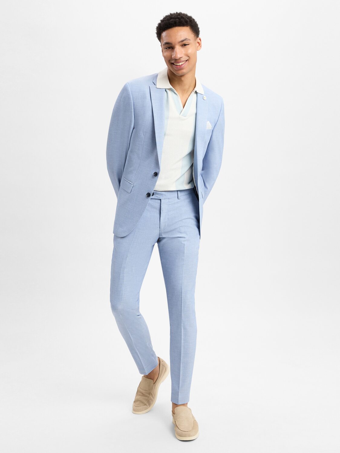 Finshley & Harding London Костюм 'Brixdon' в светло-голубом цвете, Slim fit
Finshley & Harding London Костюм 'Brixdon' в светло-голубом цвете, Slim fit