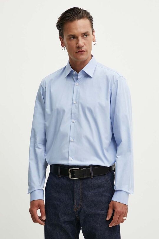 Хлопковая рубашка Hugo, синий
Хлопковая рубашка Hugo, синий
