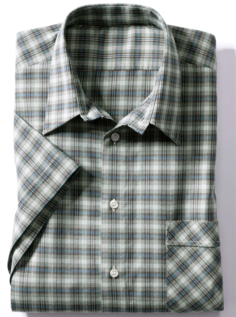 Рубашка с коротким рукавом, зеленый
Рубашка с коротким рукавом, зеленый