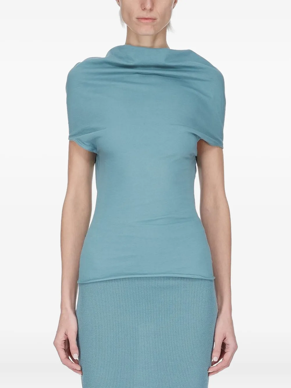 Футболка Jersey Shroud Rick Owens, синий
Футболка Jersey Shroud Rick Owens, синий