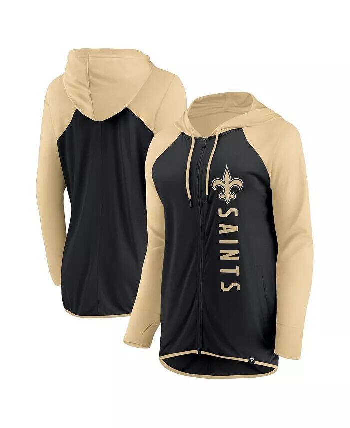 Женская черная, золотая толстовка с капюшоном New Orleans Saints Forever Fan Full-Zip Fanatics
Женская черная, золотая толстовка с капюшоном New Orleans Saints Forever Fan Full-Zip Fanatics