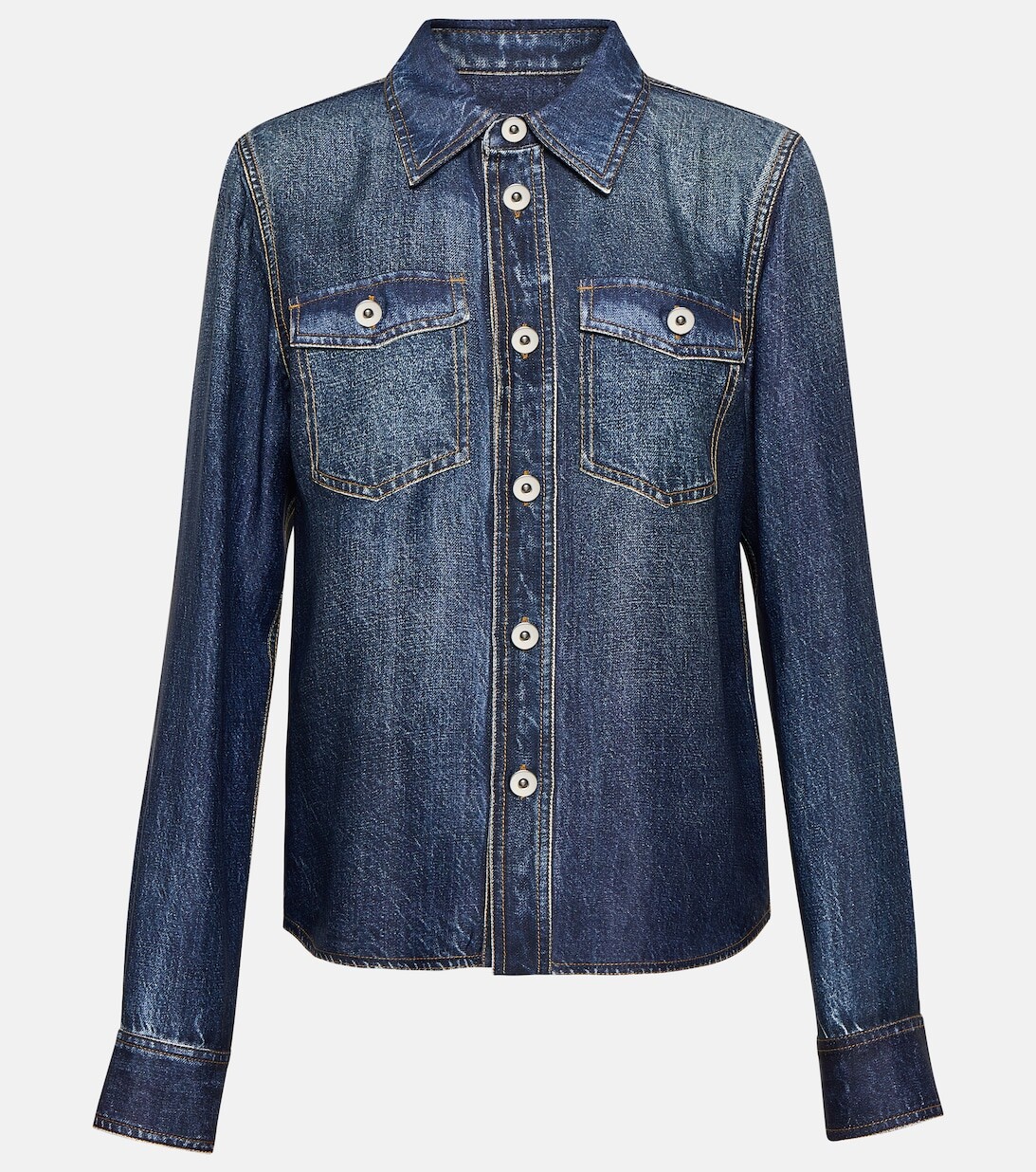 Рубашка с принтом BOTTEGA VENETA, синий
Рубашка с принтом BOTTEGA VENETA, синий